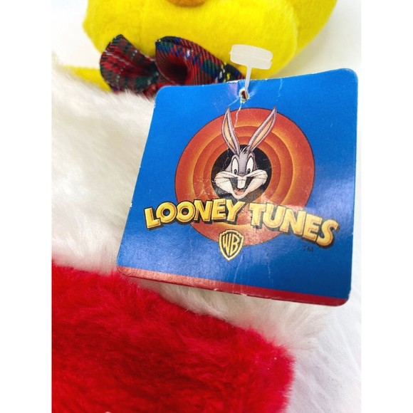 NWT Warner Brothers Looney Tunes Plush Tweety Bird Christmas Stocking Cartoon 97 - Picture 8 of 15